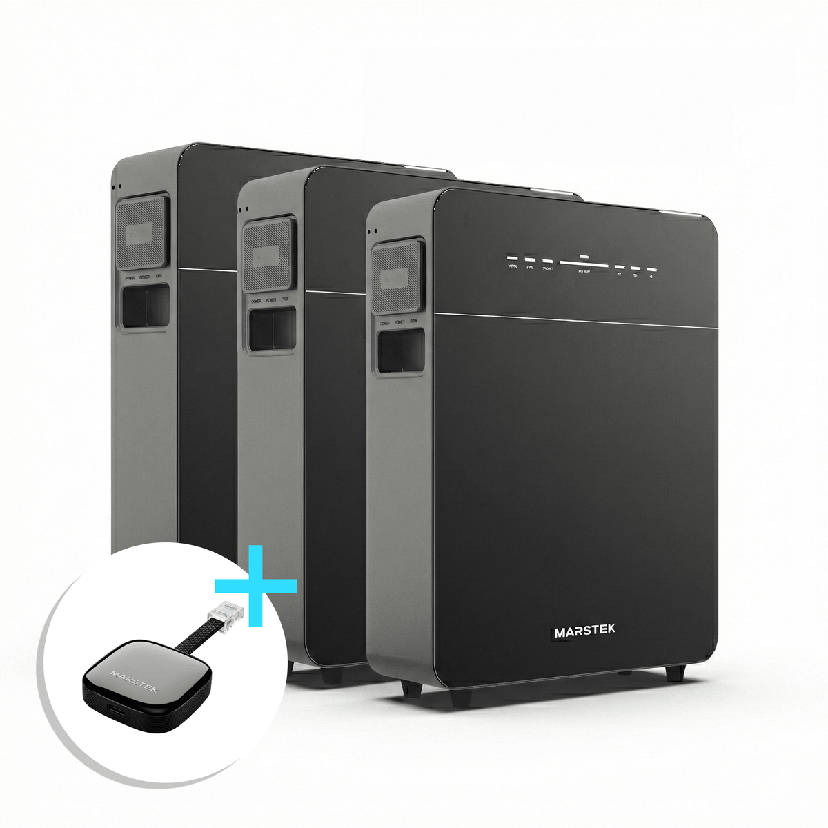 Marstek Venus E 3.0 plug-in thuisbatterij 15,36 kWh (3 batterijen) incl. P1-meter