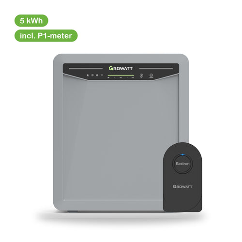 Growatt AURA5000 thuisbatterij 5 kWh met Growatt P1-meter