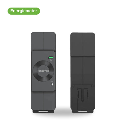 Marstek CT002 energiemeter met stroomklemmen, voor- en achterkant